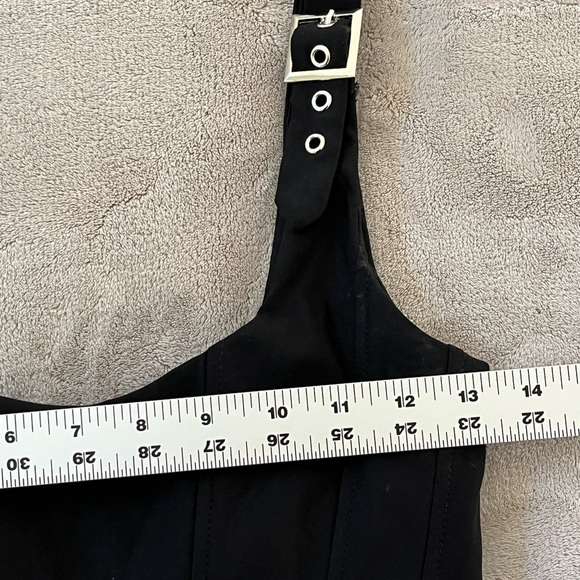 White Fox Boutique Women's Keep Me Close Black Bustier Tank Crop Top Sexy Chic S - Picture 12 of 14